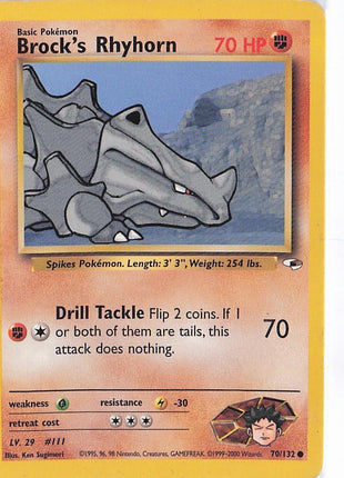 Brock’s Rhyhorn 70/132