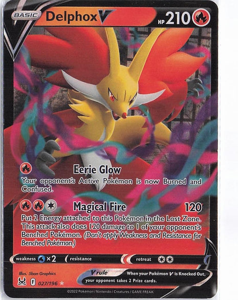 Delphox V 027/196