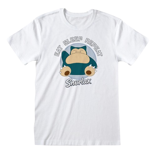Pokemon - Snorlax Eat Sleep Repeat T-Shirt