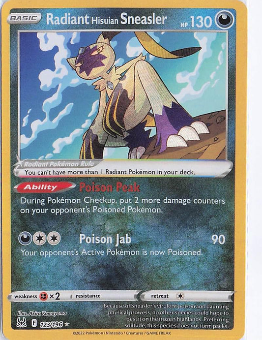 Radiant Hisuian Sneasler 123/196