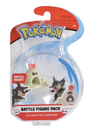 Pokemon - Alolan Rattata & Sandygast Battle Figure