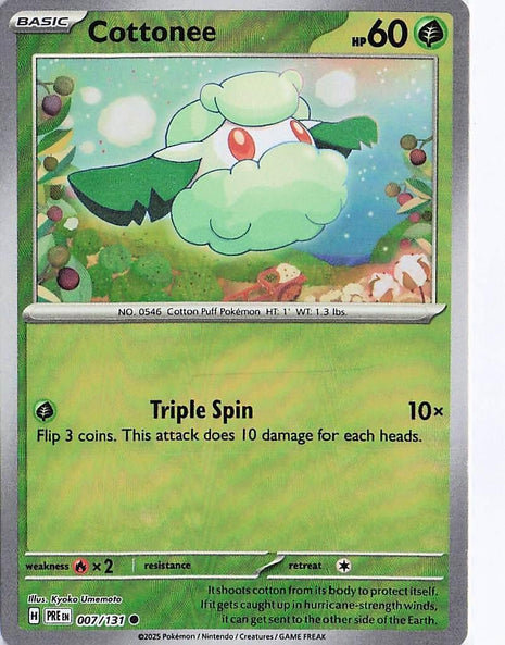 Cottonee 007/131 (Pokeball)