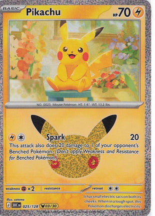 Pikachu 025/128 (H)