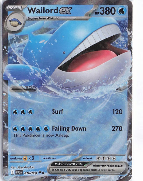 Wailord ex 016/084