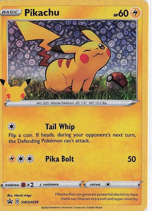 Pikachu SWSH039 (S)