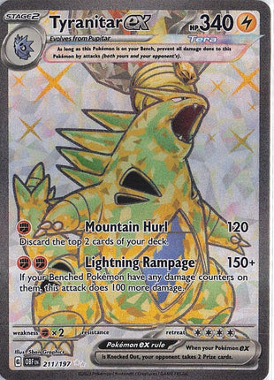 Tyranitar ex 211/197