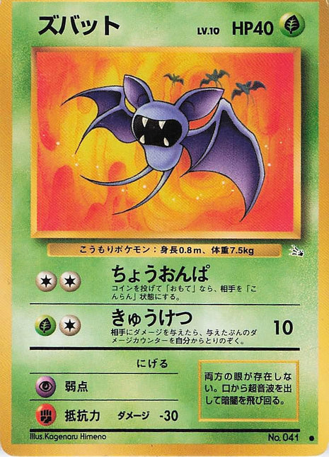 Zubat LV.10 No.041