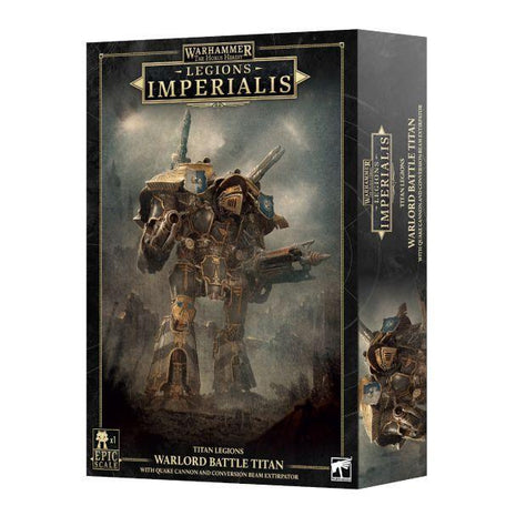 Warhammer: The Horus Heresy - Titan Legions Warlord Battle Titan with Quake Cannon and Conversion Beam Extirpator