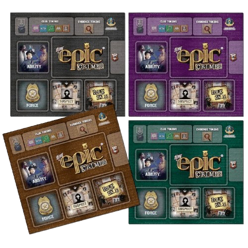 Tiny Epic Crimes: 4 Pack Player Mats