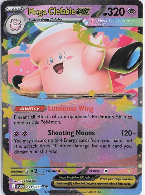 Mega Clefable ex 031/088