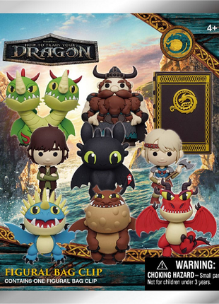 How To Train Your Dragon - 3D PVC Mystery Bag Clip