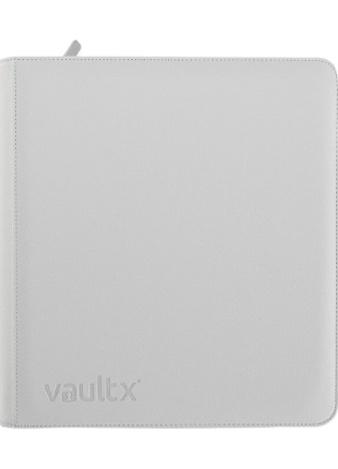 Vault X - White Edition 12 Pocket Zip Binder
