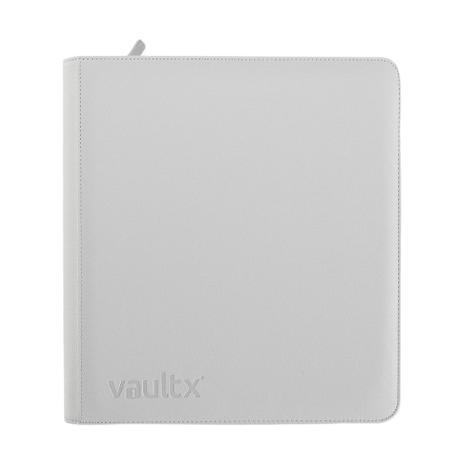 Vault X - White Edition 12 Pocket Zip Binder