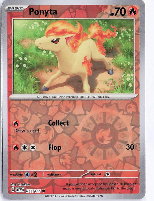Ponyta 077/165 (RH)