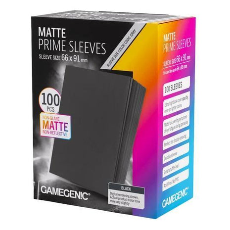 Gamegenic - Prime Matte Black 66x91 Sleeves (100)