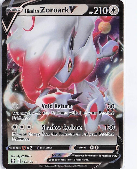 Hisuian Zoroark V 146/196