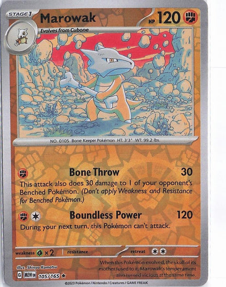 Marowak 105/165 (RH)