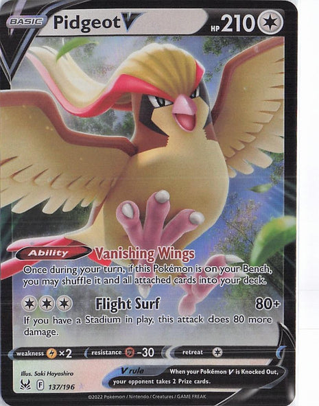 Pidgeot V 137/196