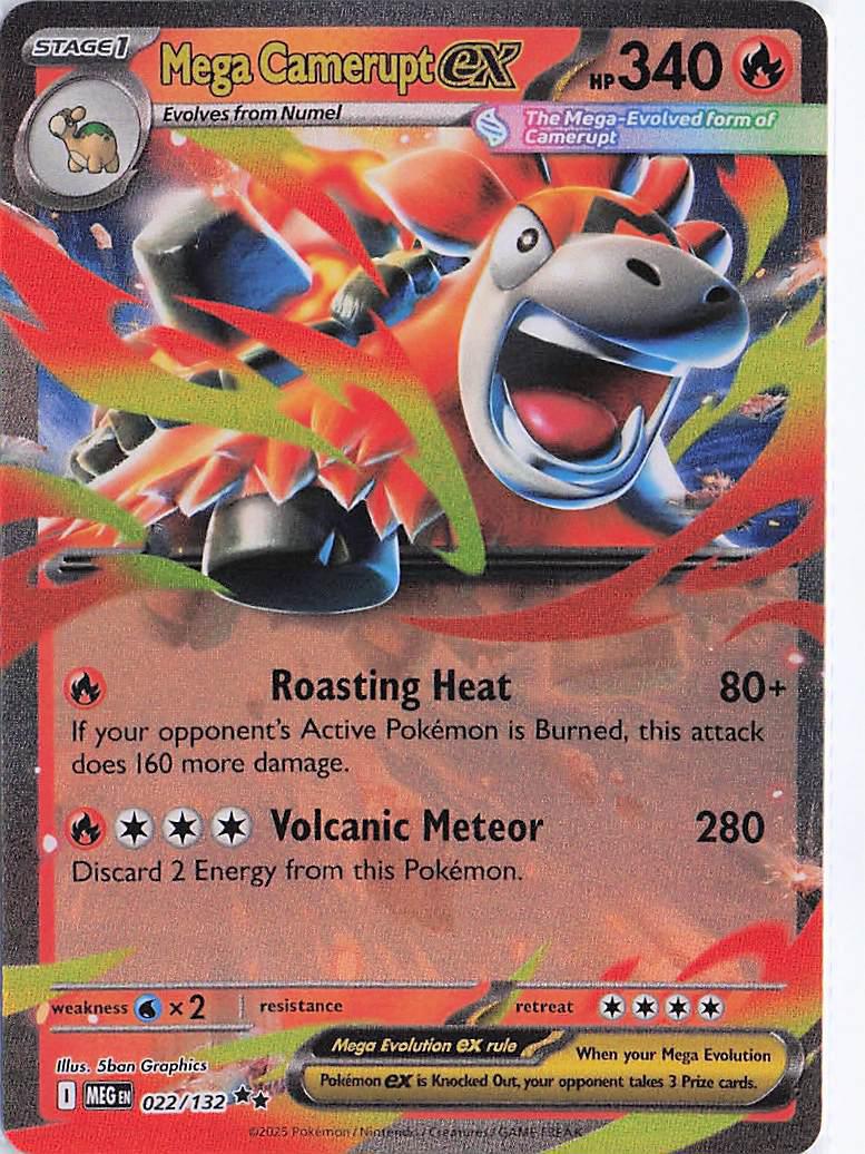 Mega Camerupt ex 022/132