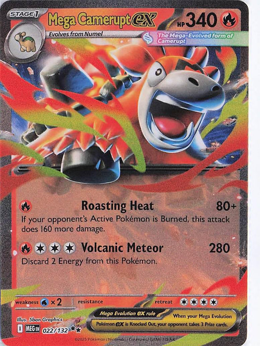 Mega Camerupt ex 022/132