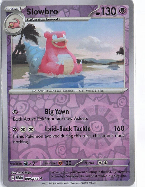 Slowbro 080/165 (RH)