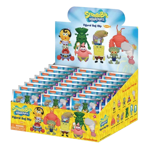 Spongebob Squarepants - Nickelodeon Classics Series 4: 3D Character Bag Clip Blind Bag