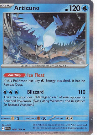 Articuno 144/165 (H)