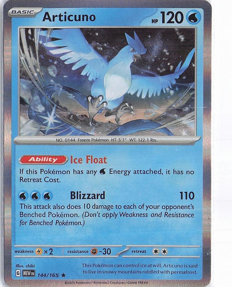Articuno 144/165 (H)