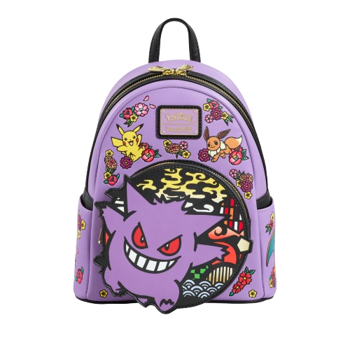 Loungefly - Pokemon: Embroidered Gengar Mini Backpack