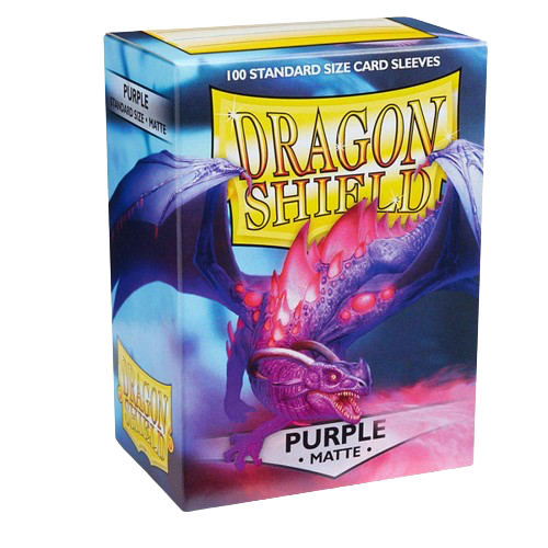 Dragon Shield - Matte Purple Sleeves (100)