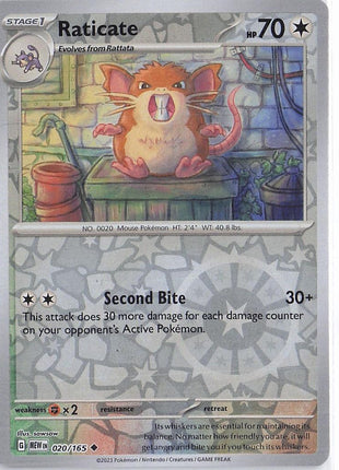 Raticate 020/165 (RH)