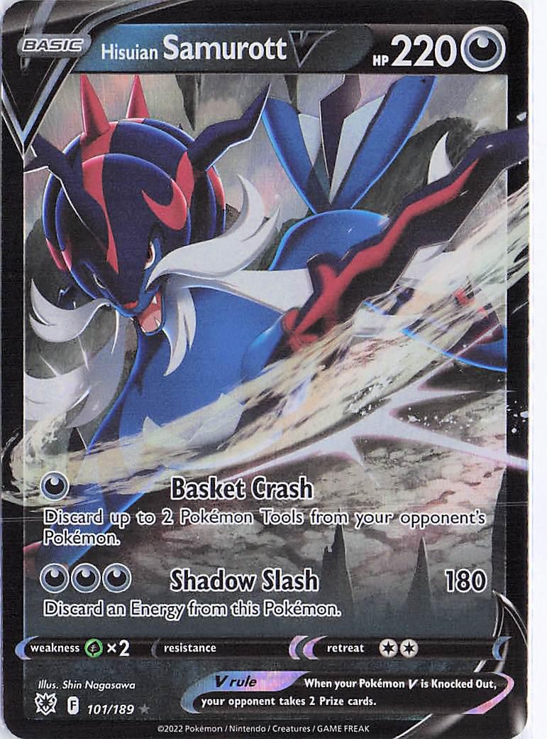 Hisuian Samurott V 101/189