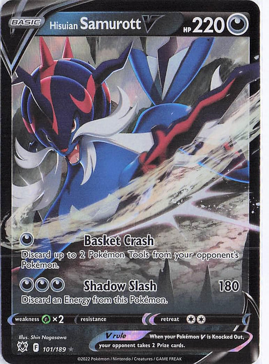 Hisuian Samurott V 101/189