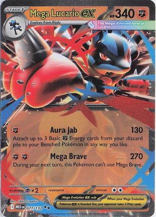 Mega Lucario ex 077/132