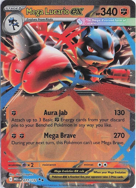 Mega Lucario ex 077/132