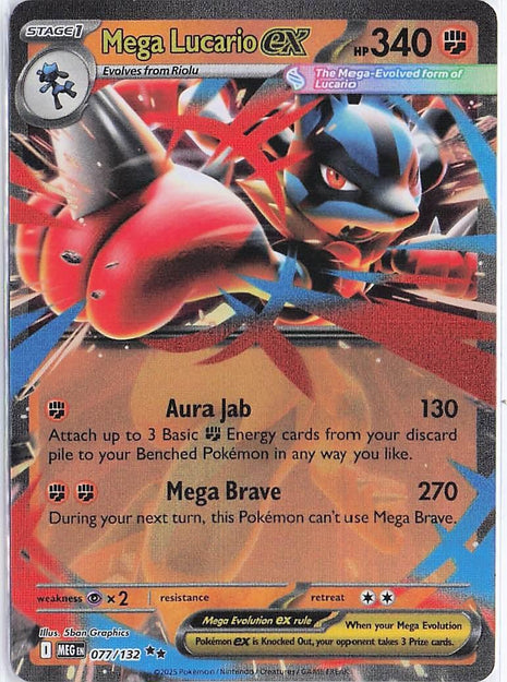 Mega Lucario ex 077/132