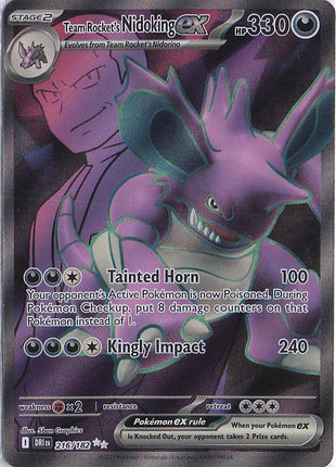 Team Rocket's Nidoking ex 216/182
