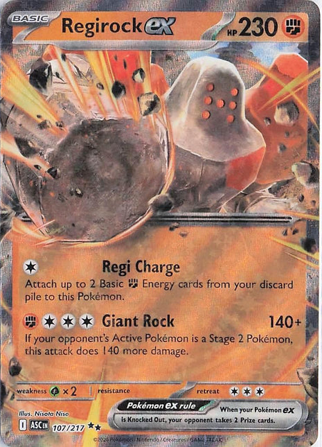 Regirock ex 107/217