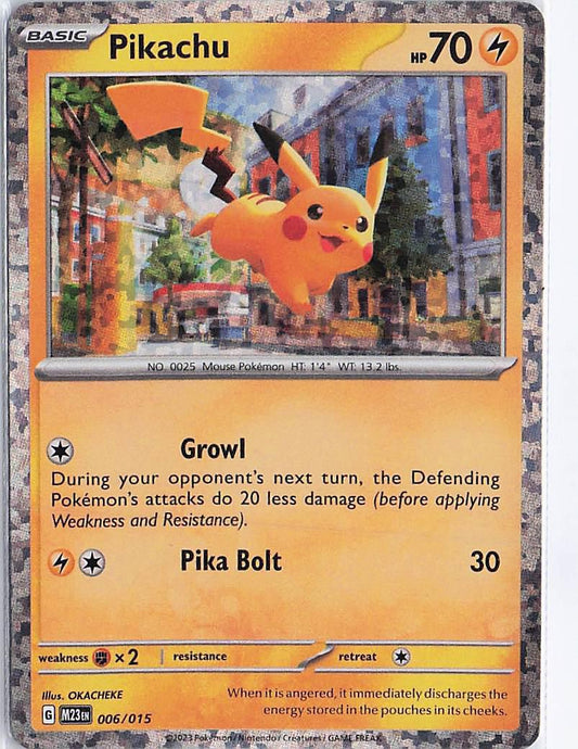 Pikachu 006/015 (H)
