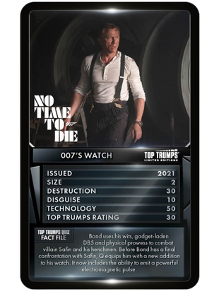 Top Trumps - James Bond Gadgets & Vehicles Special Edition