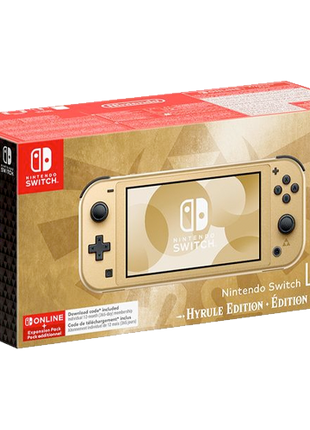 Nintendo Switch Lite - Hyrule Edtion With 12 Month Nintendo Online Membership