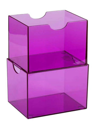 Dragon Shield - Clear Purple 100+ Card Strongbox Deck Box