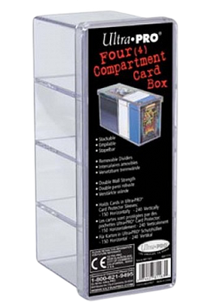 Ultra Pro - Four Compartment Card Box