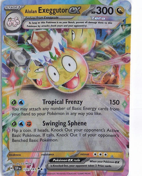 Alolan Exeggutor ex 133/191