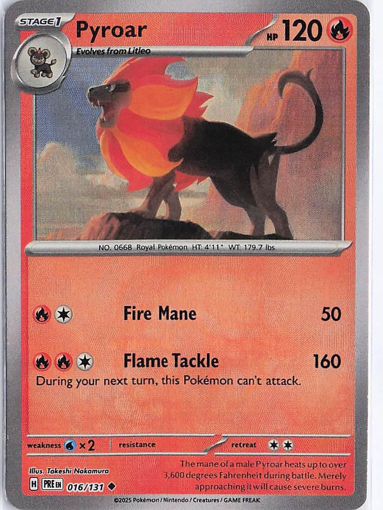 Pyroar 016/131 (Masterball Holo)