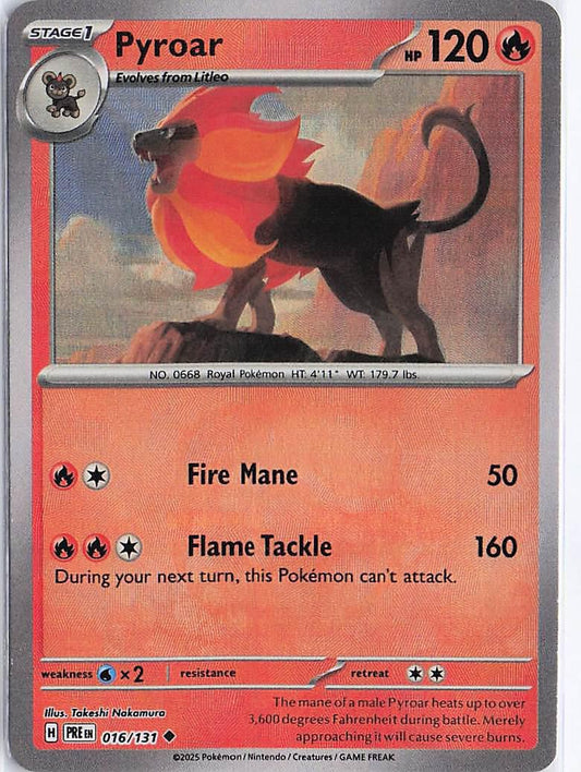 Pyroar 016/131 (Masterball Holo)