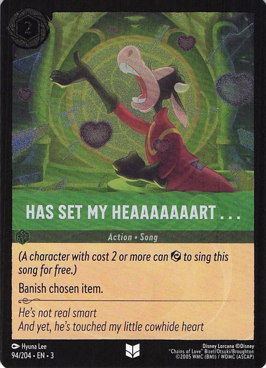 Has Set My Heaaaaaaart.. 94/204 (H)