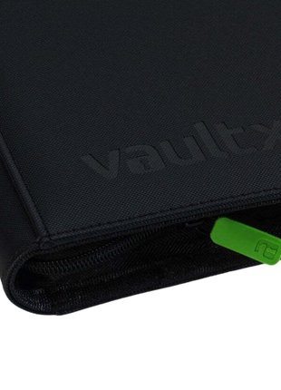 Vault X - Black 12 Pocket Zip Binder