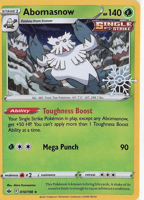 Abomasnow 010/198 (H)(Snowflake)