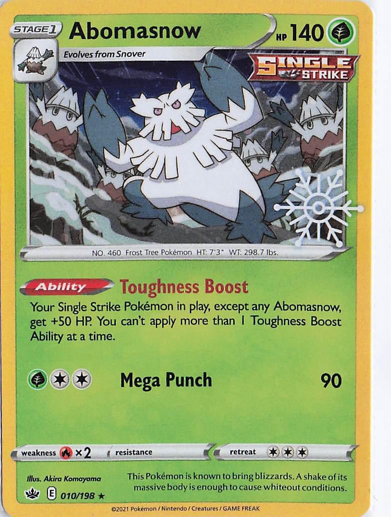 Abomasnow 010/198 (H)(Snowflake)